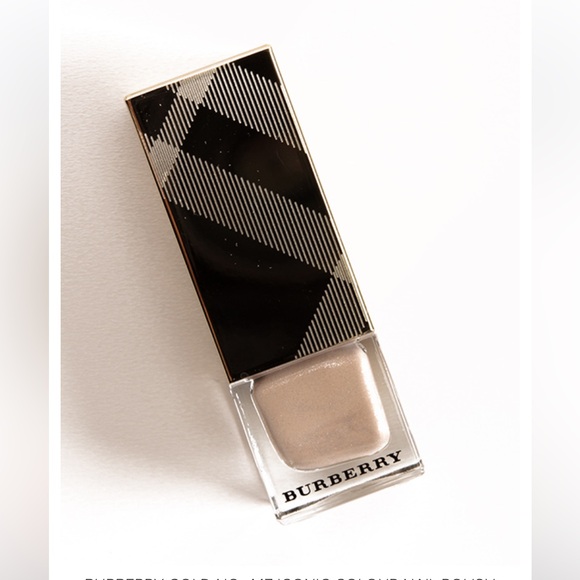 NEW Lot of 2x [Burberry] Nail Polish Gold & Dark Bottle Green, 8 ml each - Picture 3 of 13